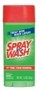 SPRAY N WASH Laundry Stain Remover  Stain Stick